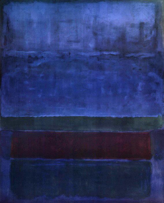 Blue Green and Brown 1951 painting - Mark Rothko Blue Green and Brown 1951 art painting